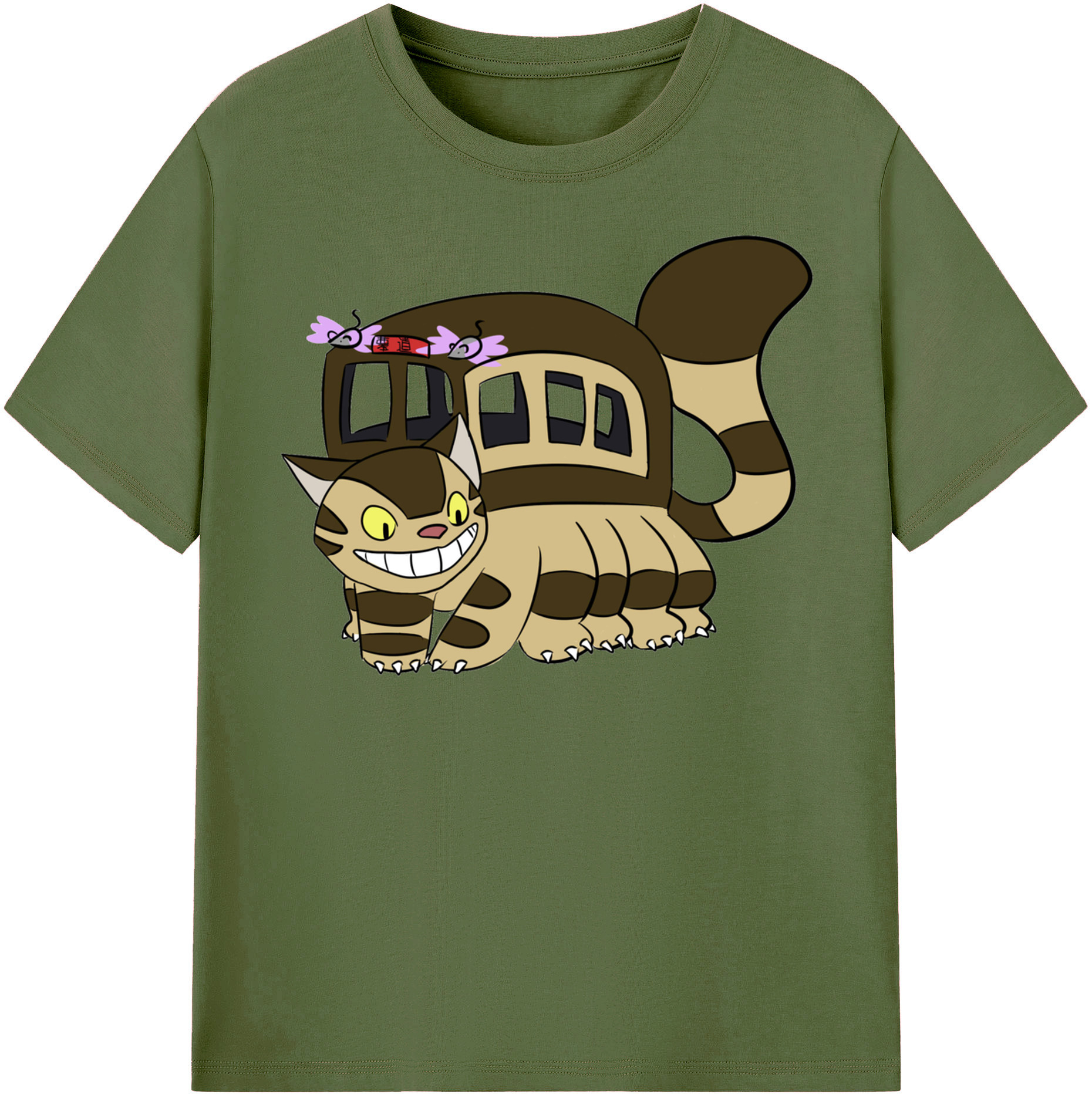 （画像用） となりのトトロ 草壁メイ 草壁サツキ My Neighbor Totoro Satsuki Kusakabe Mei Kusakabe 綿100％半袖Tシャツ（フロントプリント）